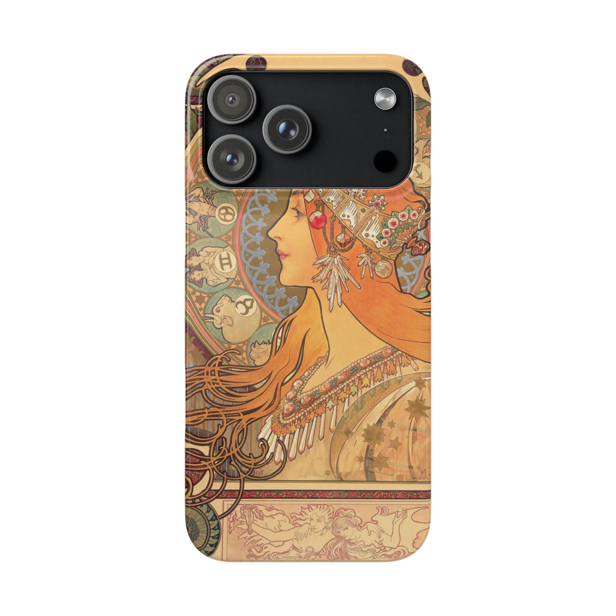 Zodiac by Alphonse Mucha - iPhone Slim Case