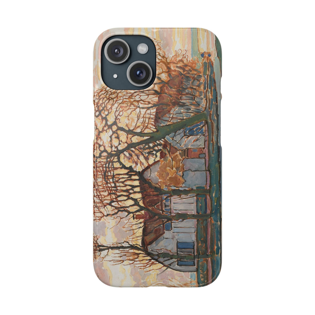 Farm near Duivendrecht by Piet Mondrian - iPhone Slim Case