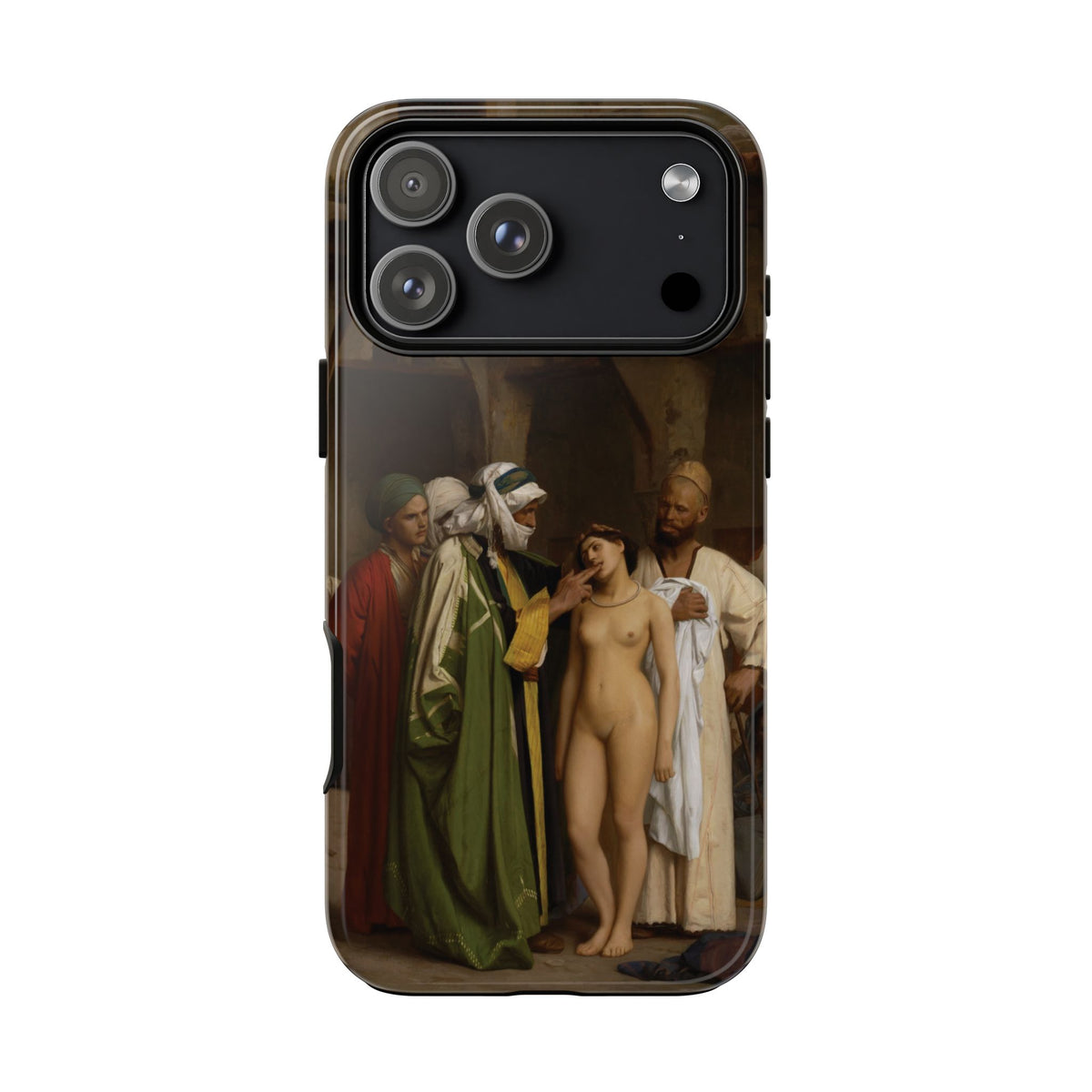 Le Marche d'esclaves by Jean-Leon Gerome - iPhone Tough Case