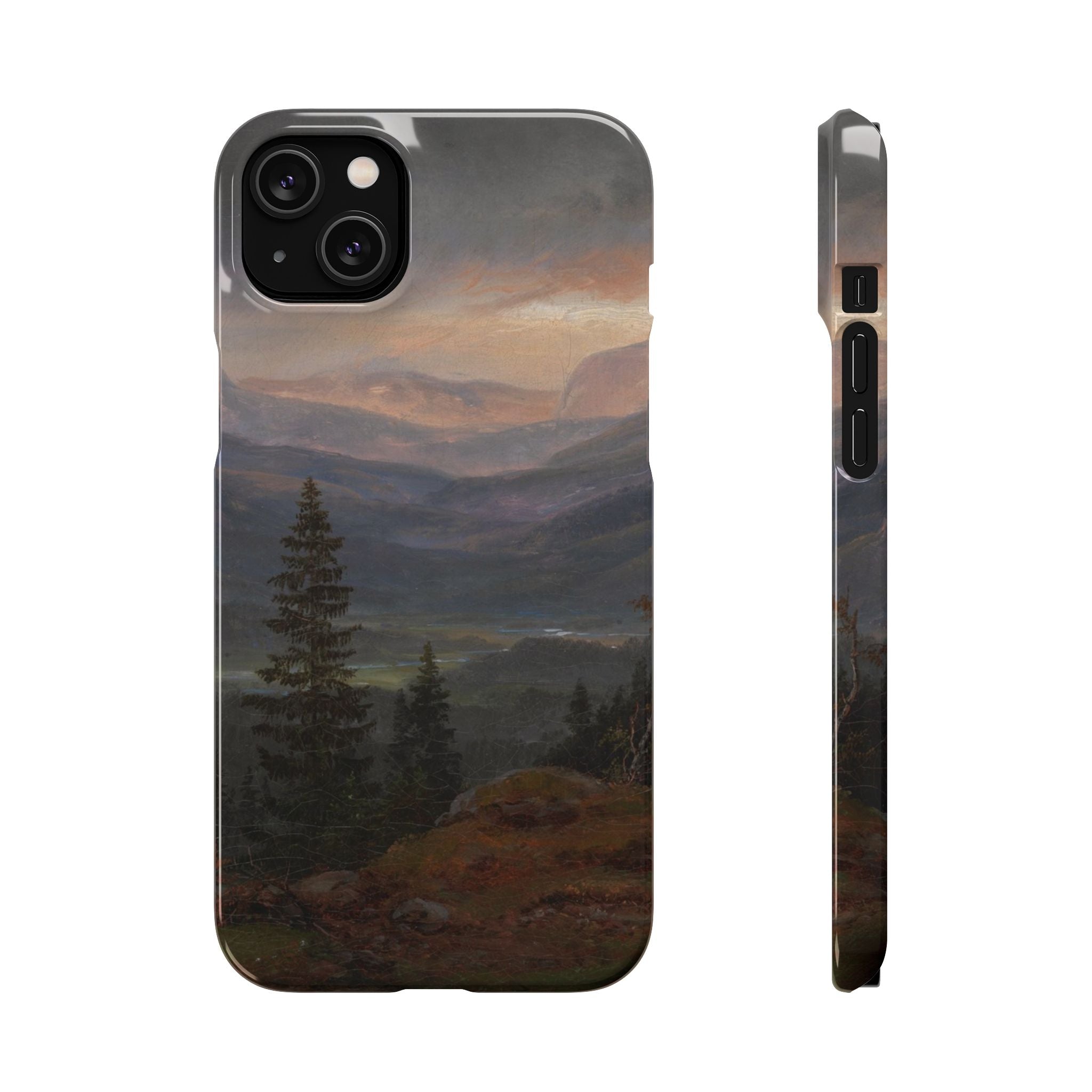 View over Hallingdal by Johan Dahl - iPhone Slim Case