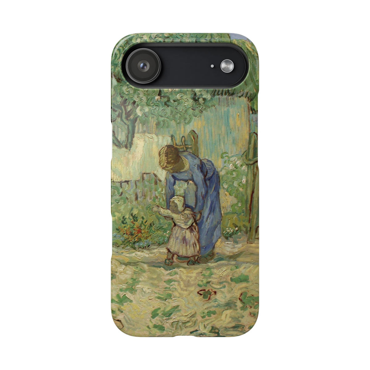 First Steps after Millet by Vincent van Gogh - iPhone Slim Case
