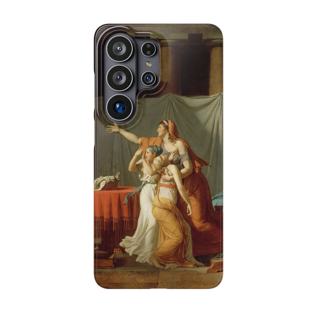 The Lictors Bring to Brutus the Bodies of His Sons II by Jacques-Louis David - Samsung Slim Case