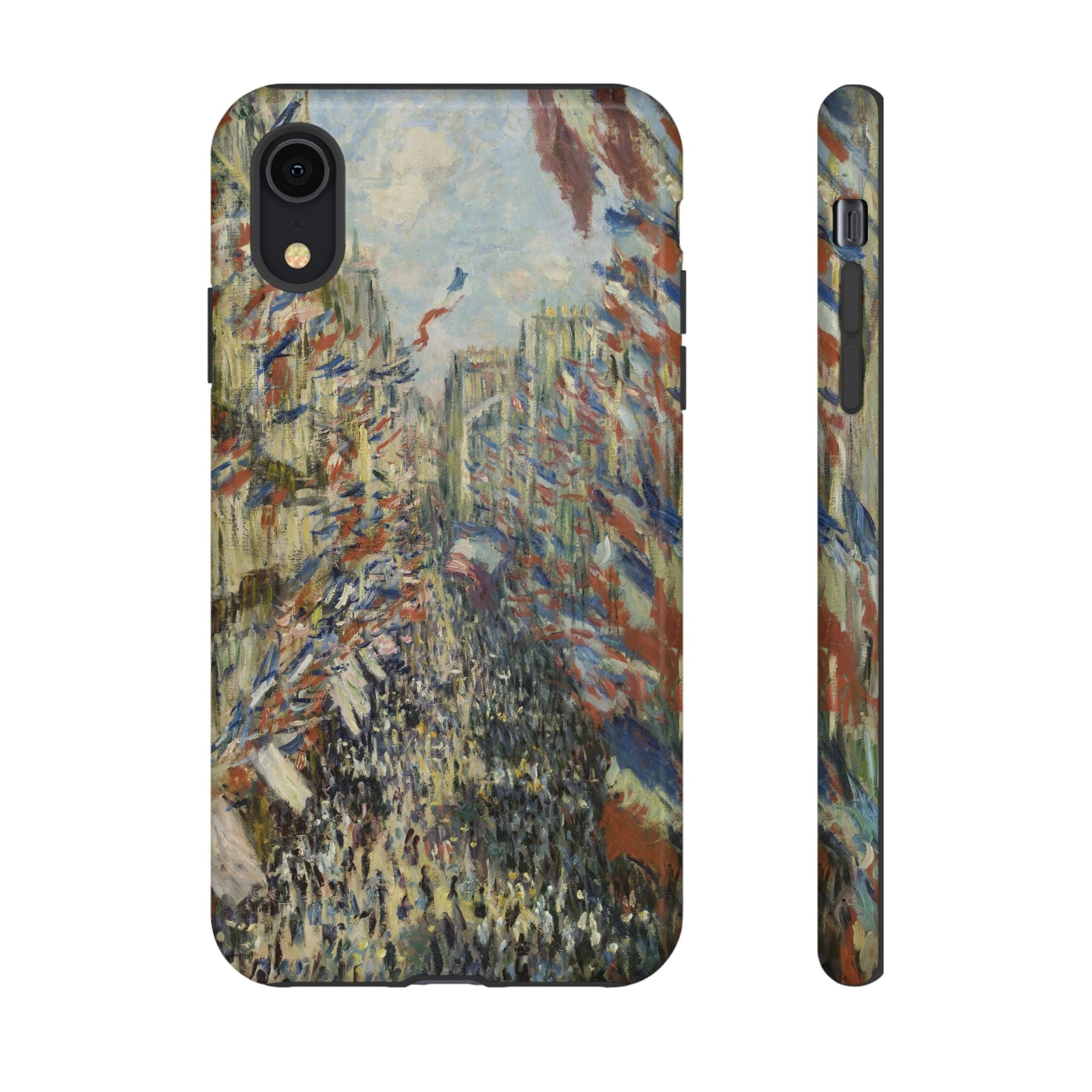 The Rue Montorgueil in Paris by Claude Monet - iPhone Tough Case