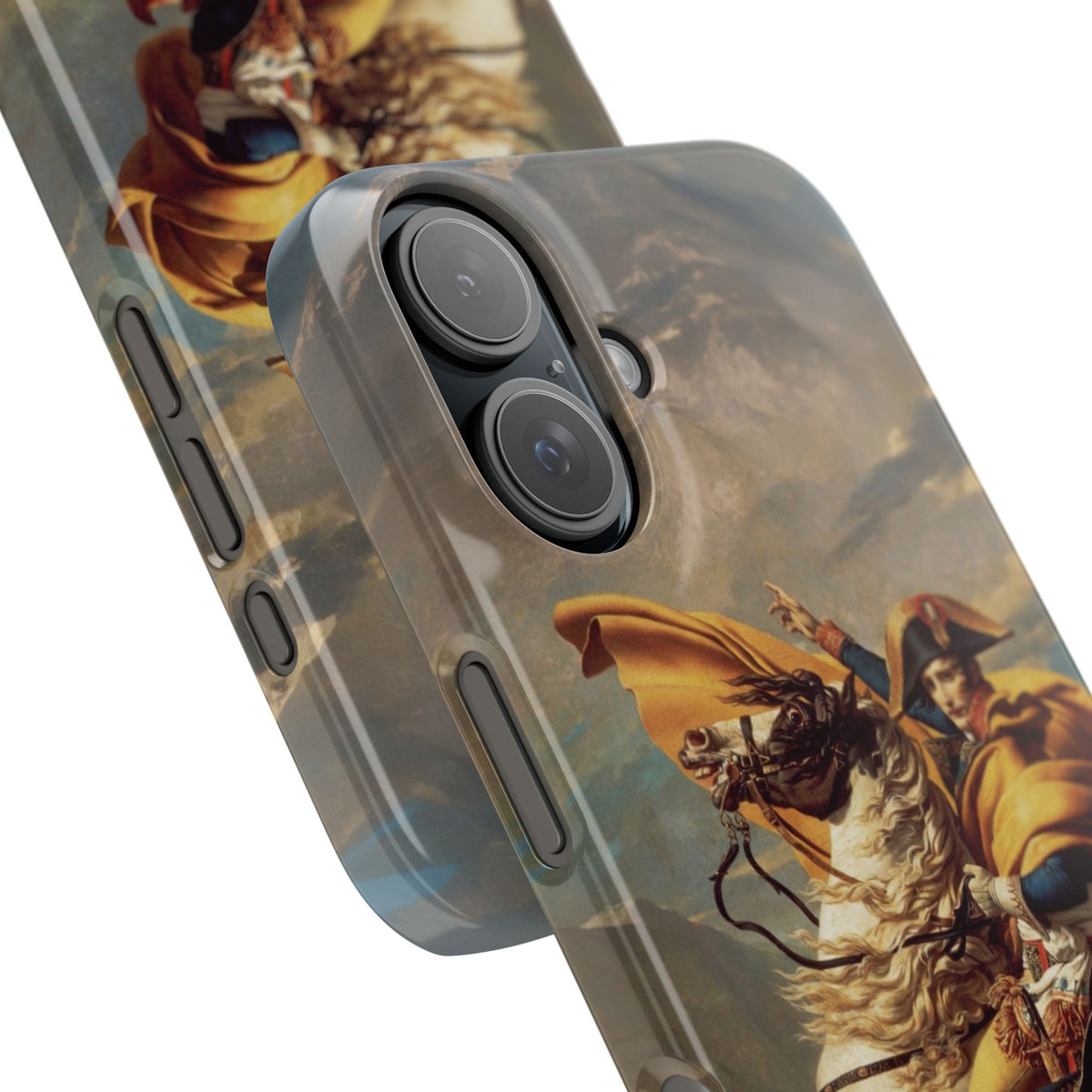 Napoleon at the Saint-Bernard Pass by Jacques-Louis David - iPhone Slim Case