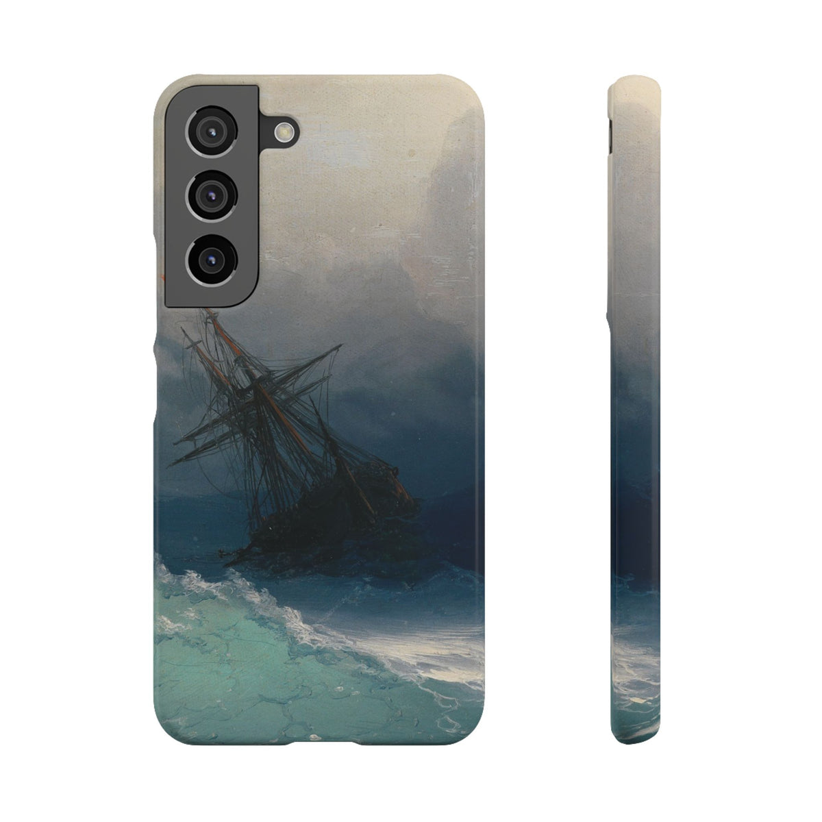 Ship on Stormy Seas by Ivan Aivazovsky - Samsung Slim Case