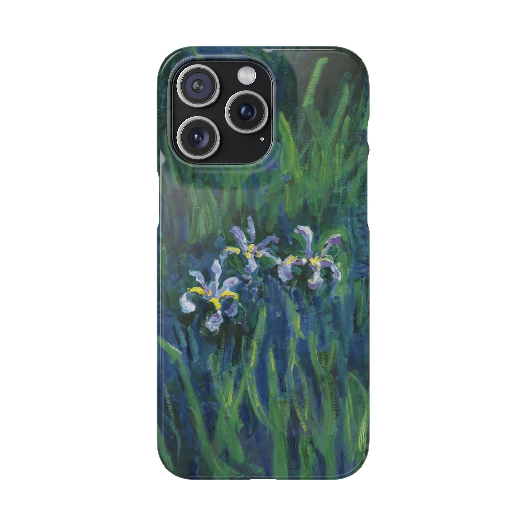 Irises by Claude Monet - iPhone Slim Case