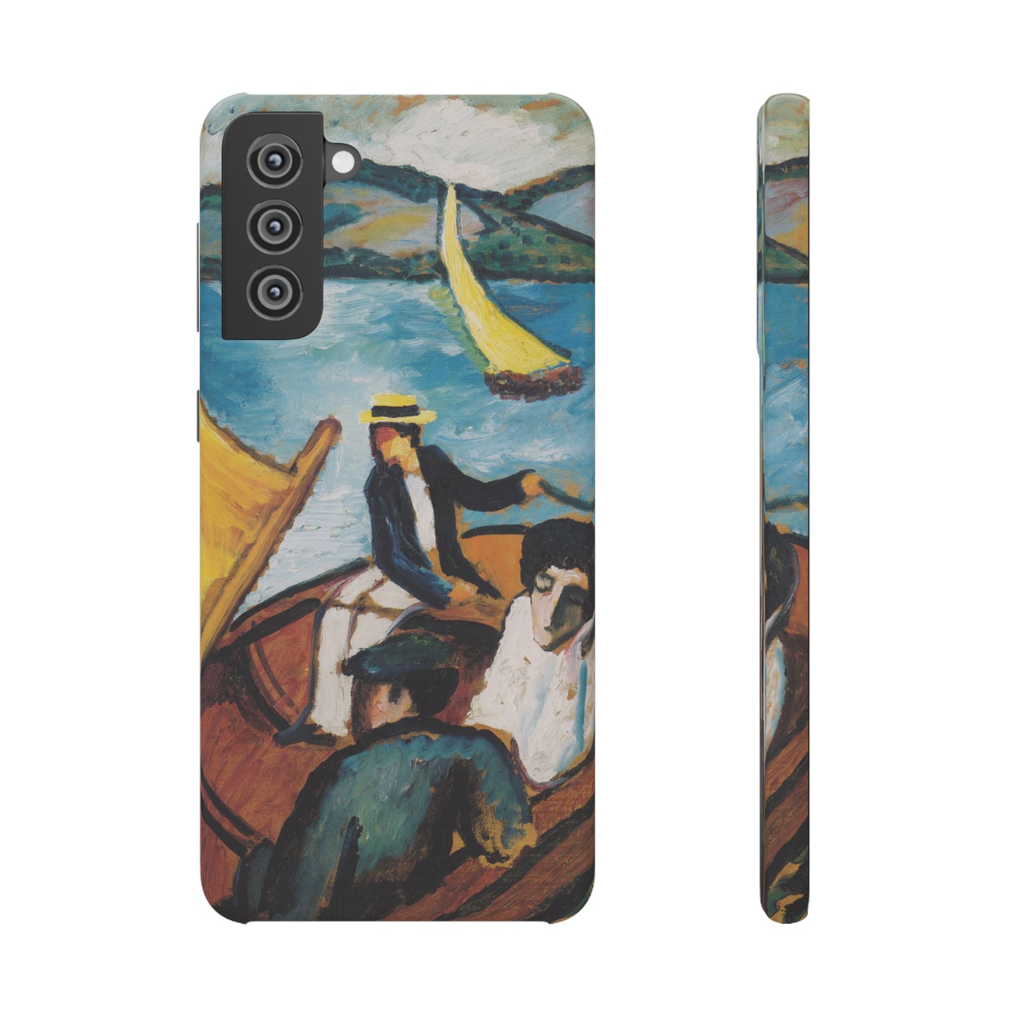 Sailing Boat on the Tegernsee by August Macke - Samsung Slim Case