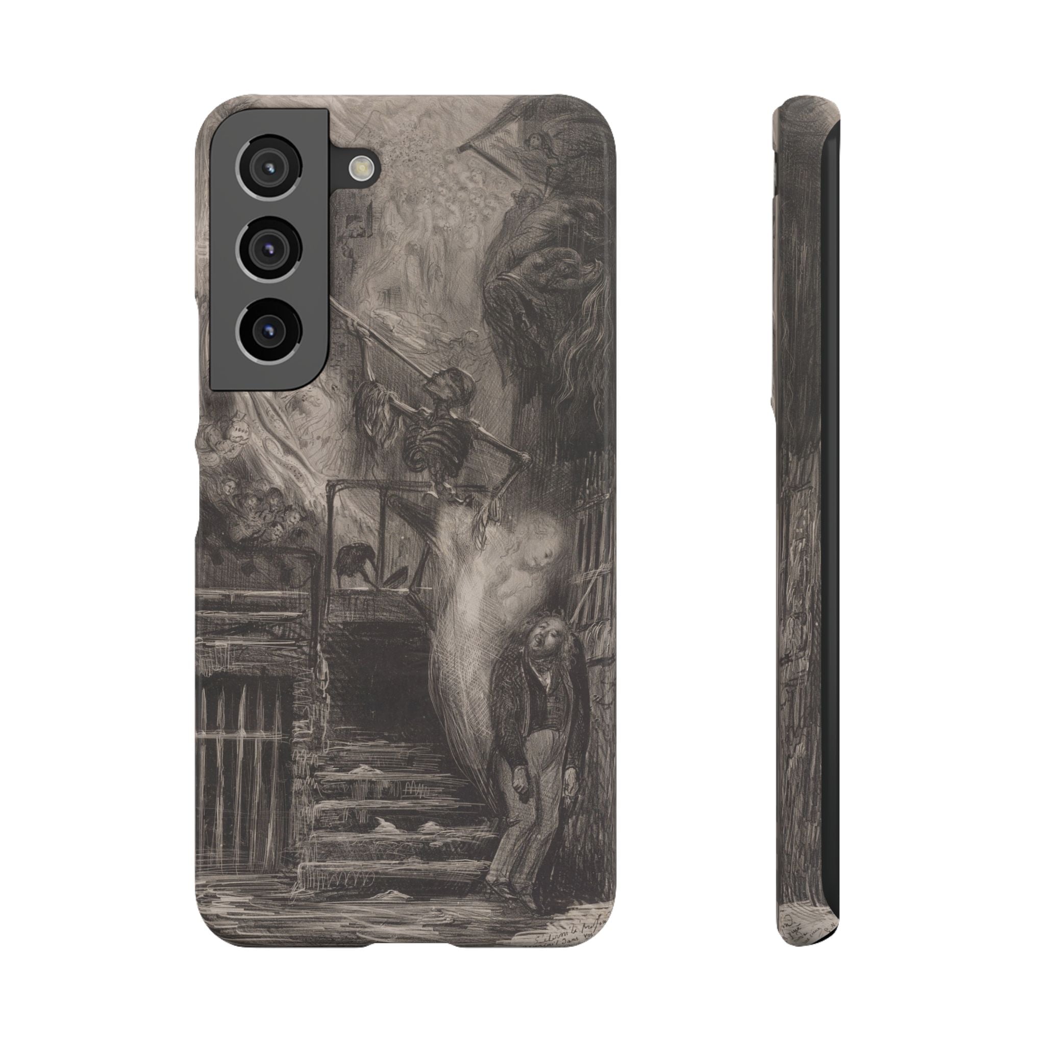 La Rue de la Vieille Lanterne (The Suicide of Gérard de Nerval) by Gustave Doré - Samsung Slim Case