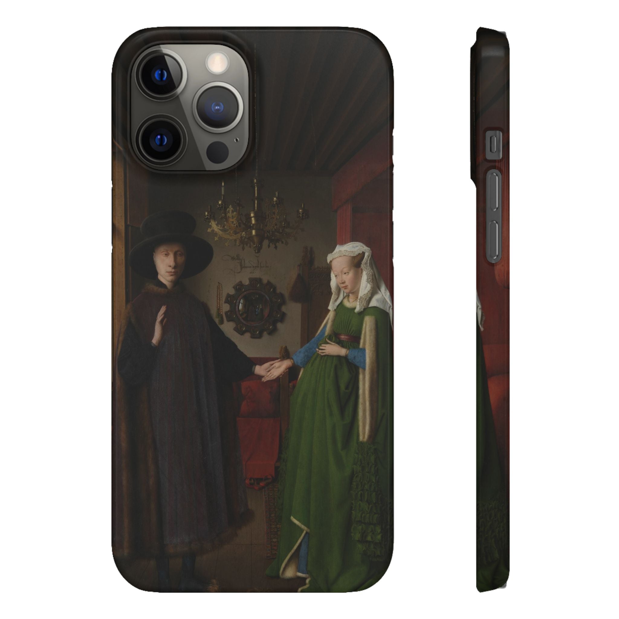 The Arnolfini Portrait by Jan van Eyck - iPhone Slim Case