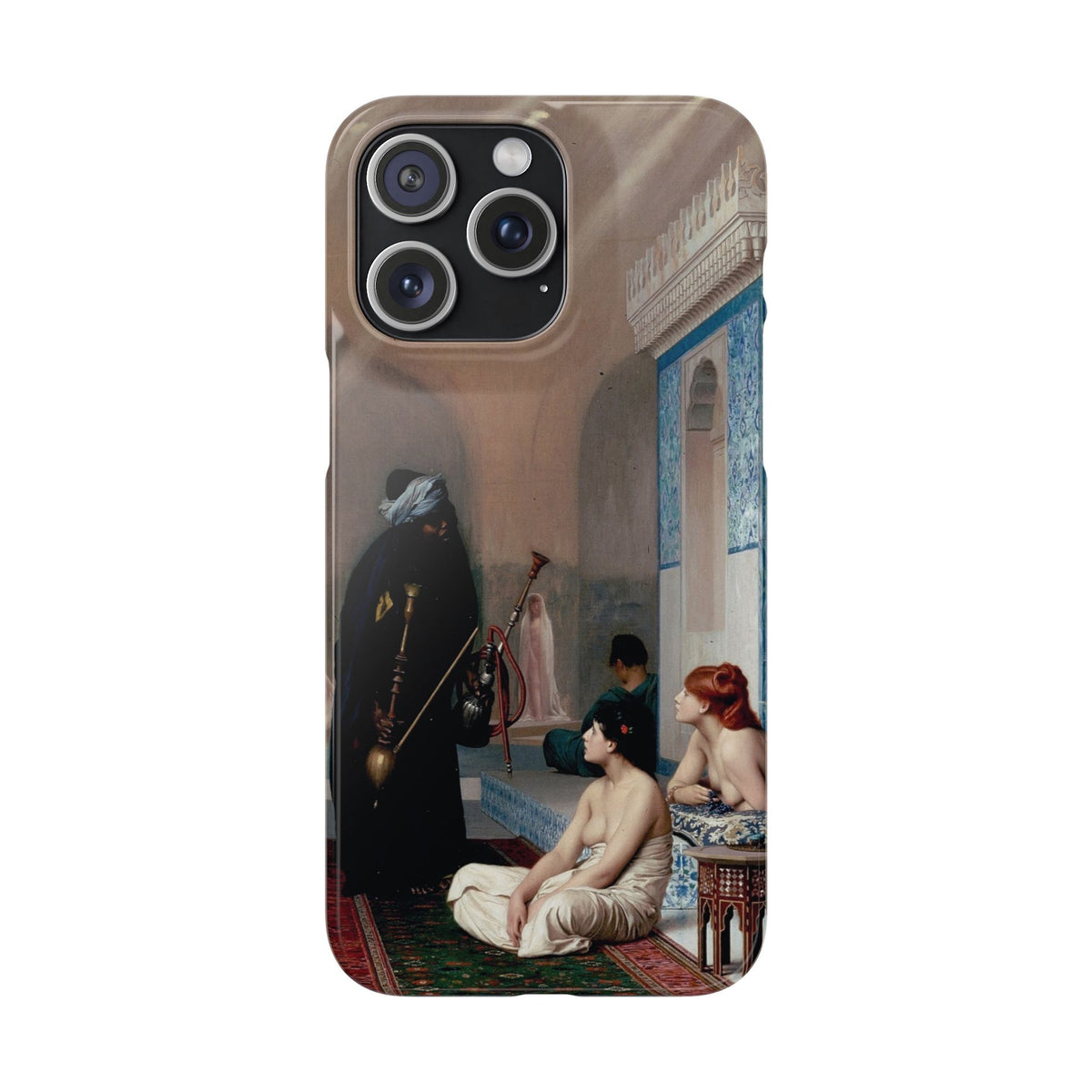 Pool in a Harem by Jean-Leon Gerome - iPhone Slim Case