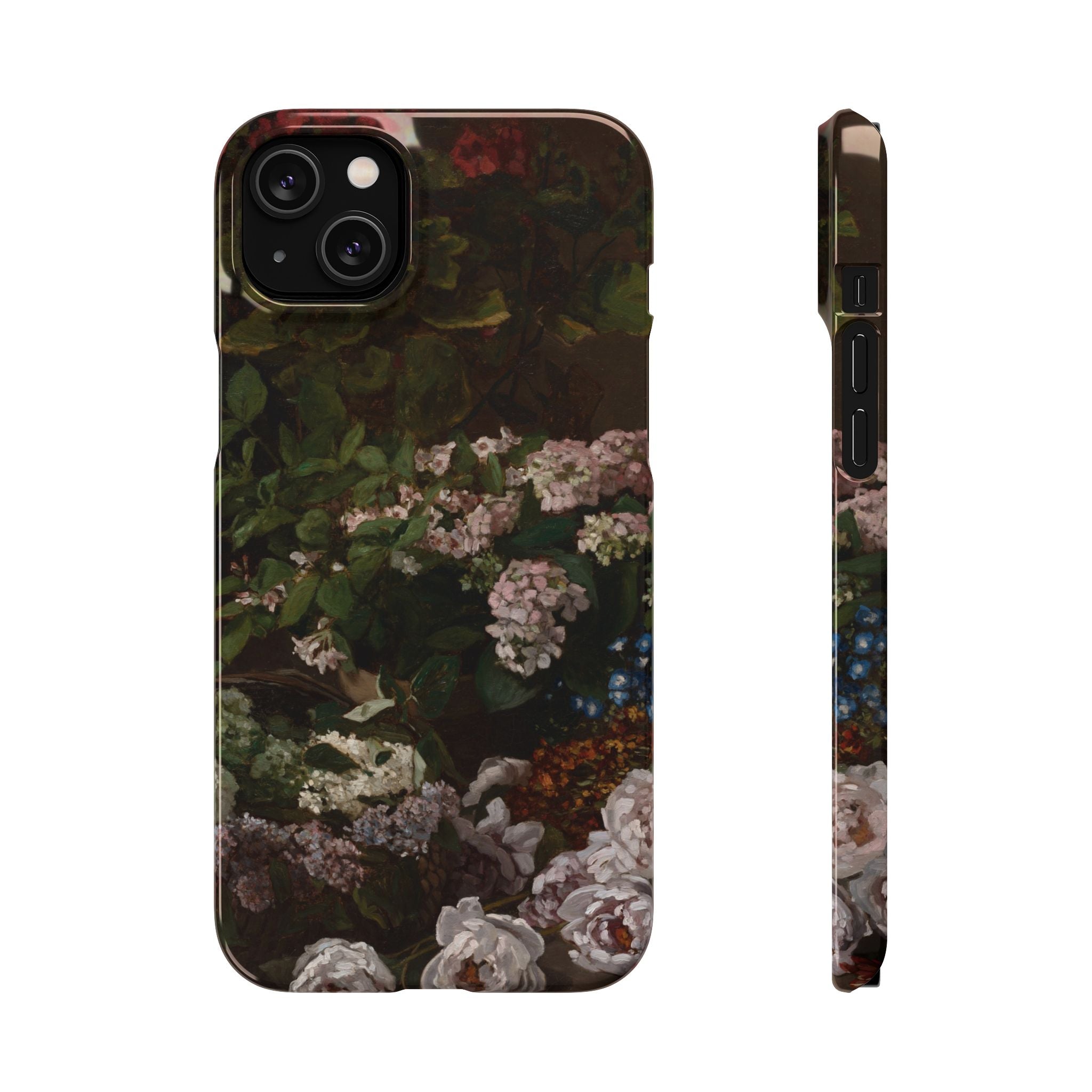 Spring Flowers by Claude Monet - iPhone Slim Case