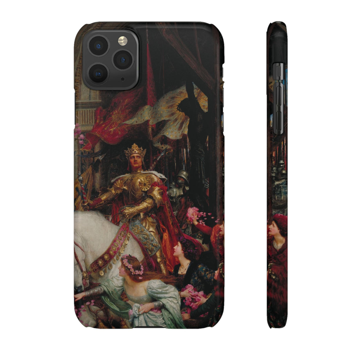 The Two Crowns by Frank Dicksee - iPhone Slim Case