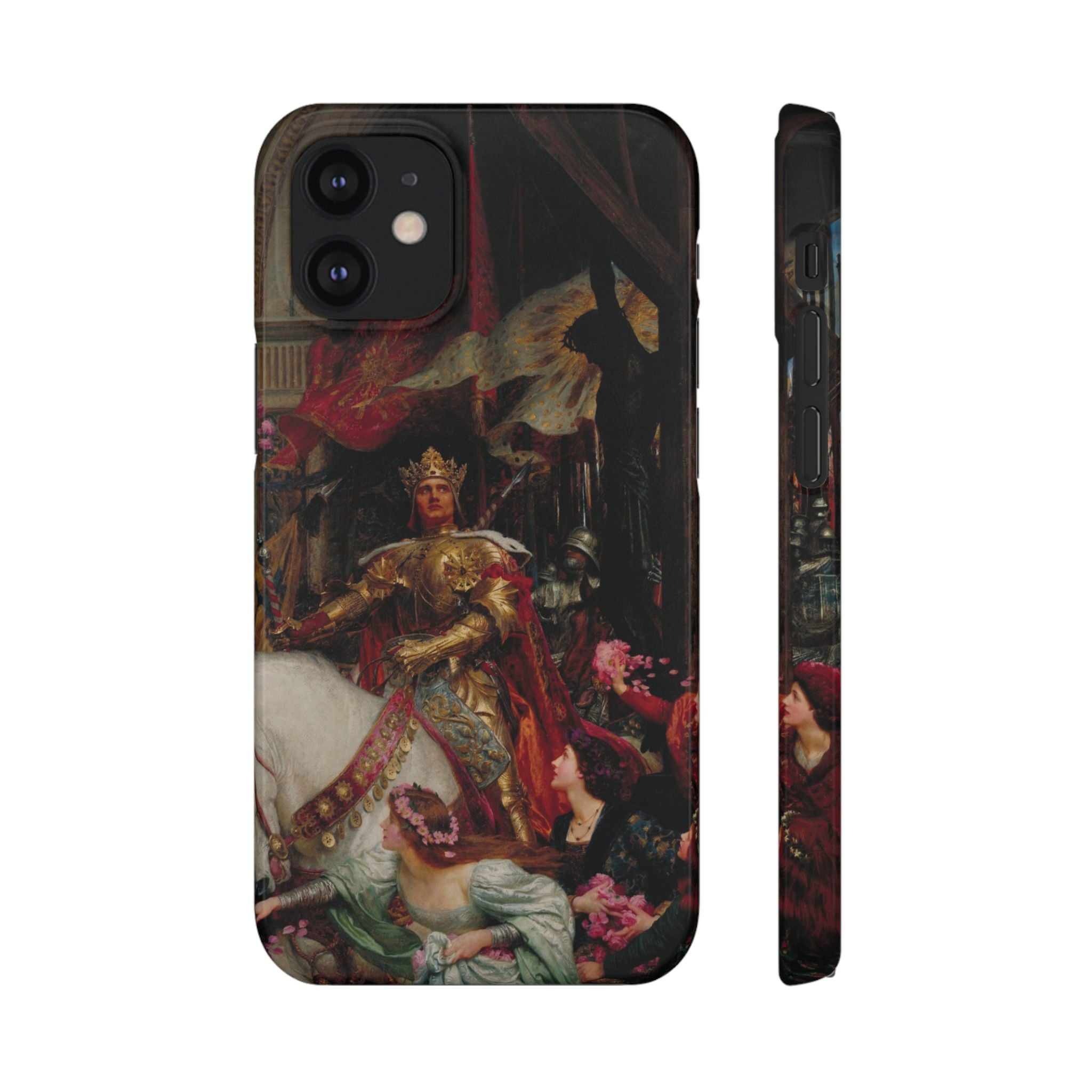 The Two Crowns by Frank Dicksee - iPhone Slim Case