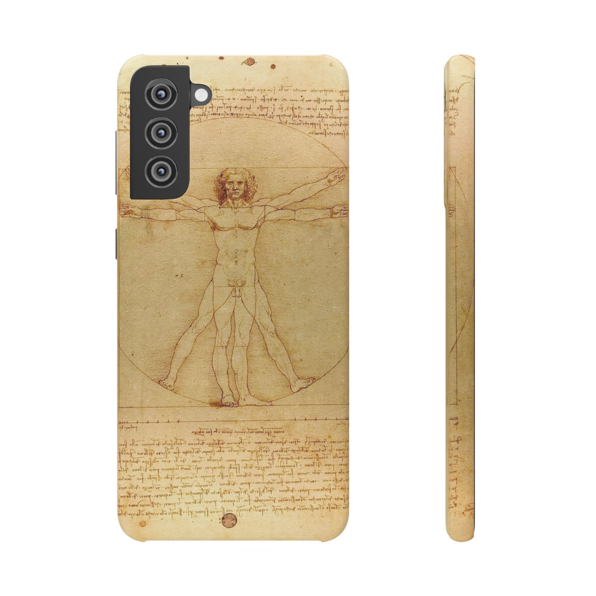 The Vitruvian Man by Leonardo da Vinci - Samsung Slim Case
