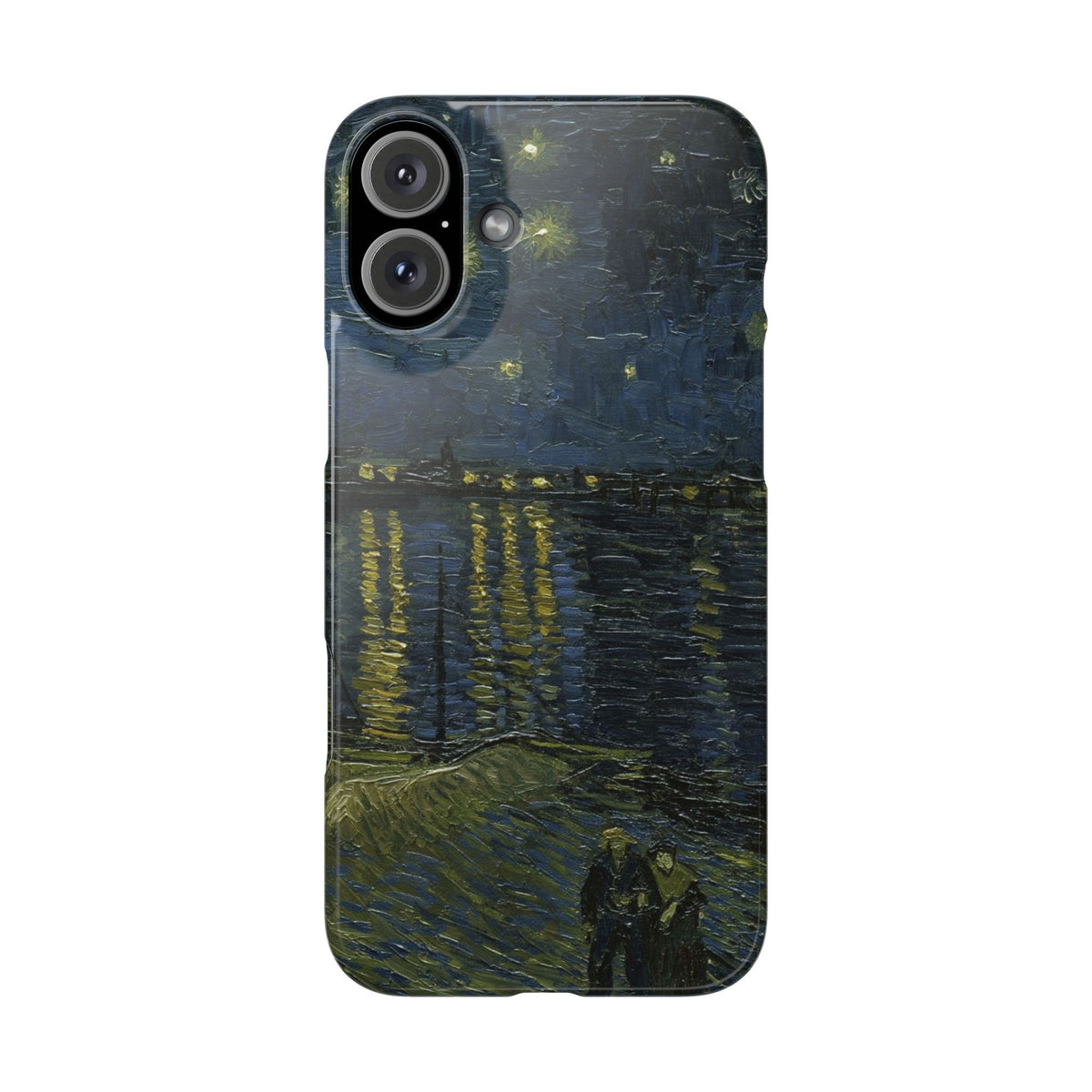 Starry Night  Over the Rhône by Van Gogh - iPhone Slim Case