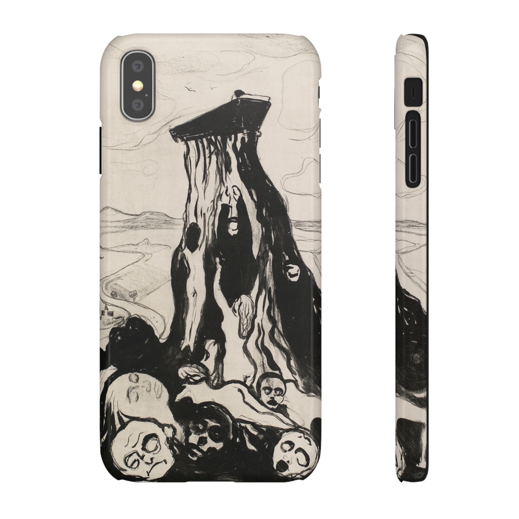 Funeral March by Edvard Munch - iPhone Slim Case