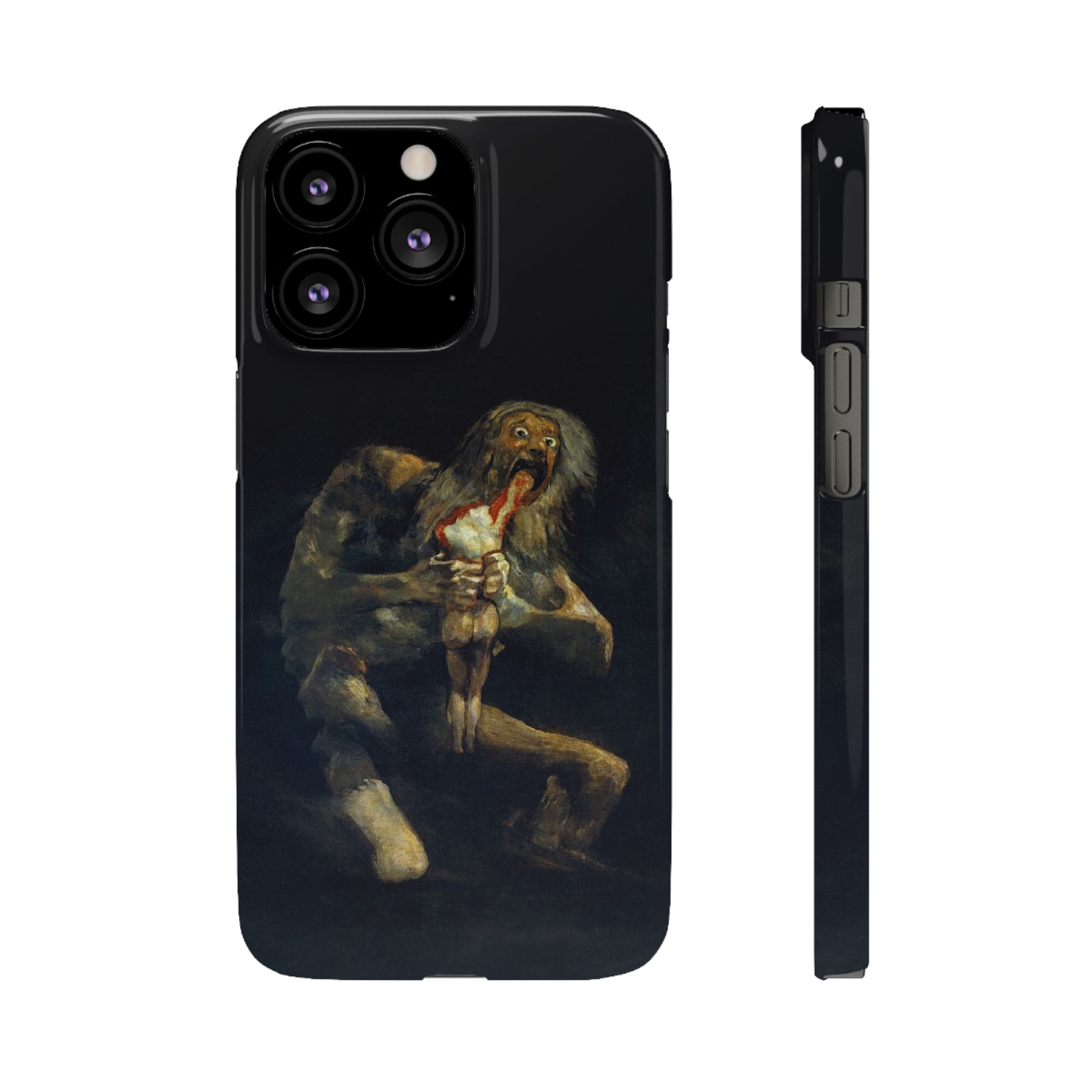 Saturn Devouring His Son by Goya - iPhone Slim Case