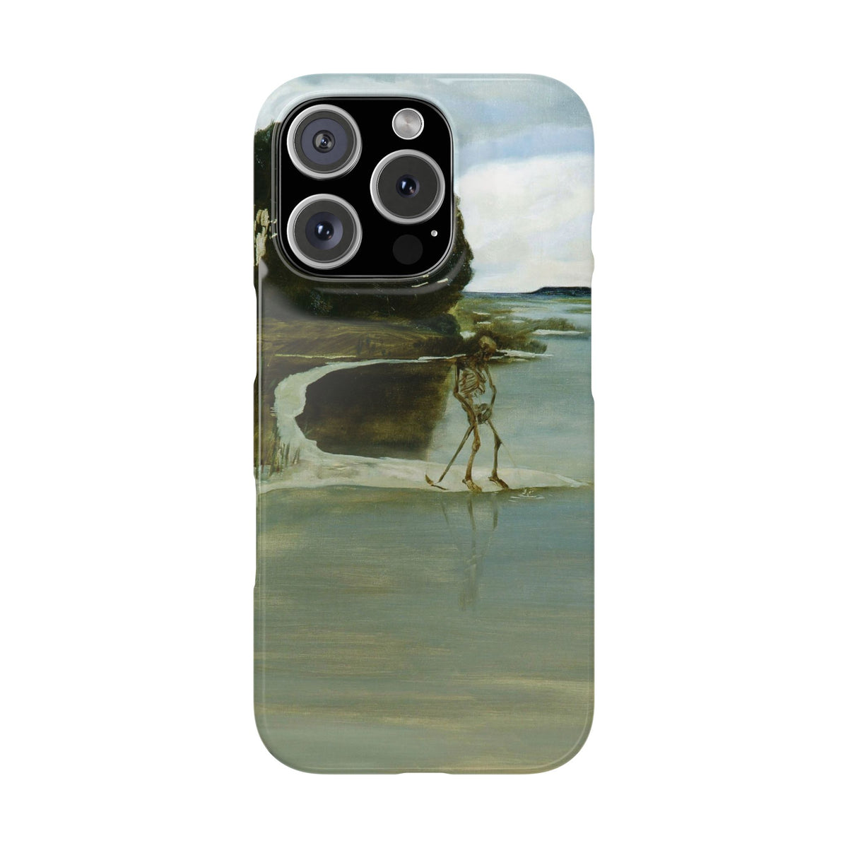 Death Peeing by Max Klinger - iPhone Slim Case
