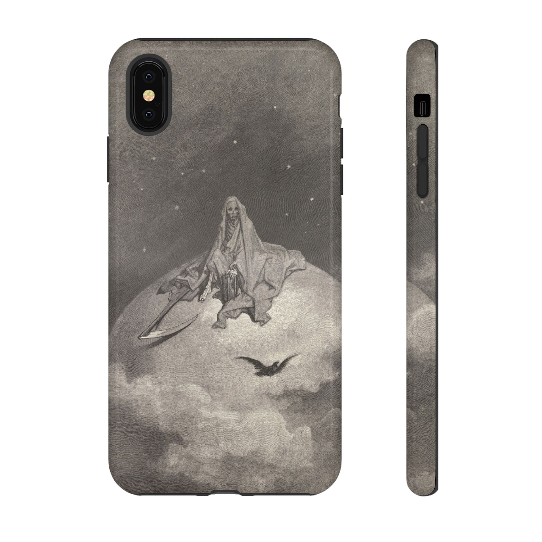 Doubting, dreaming dreams no mortal ever dared to dream before by Gustave Doré - iPhone Tough Case