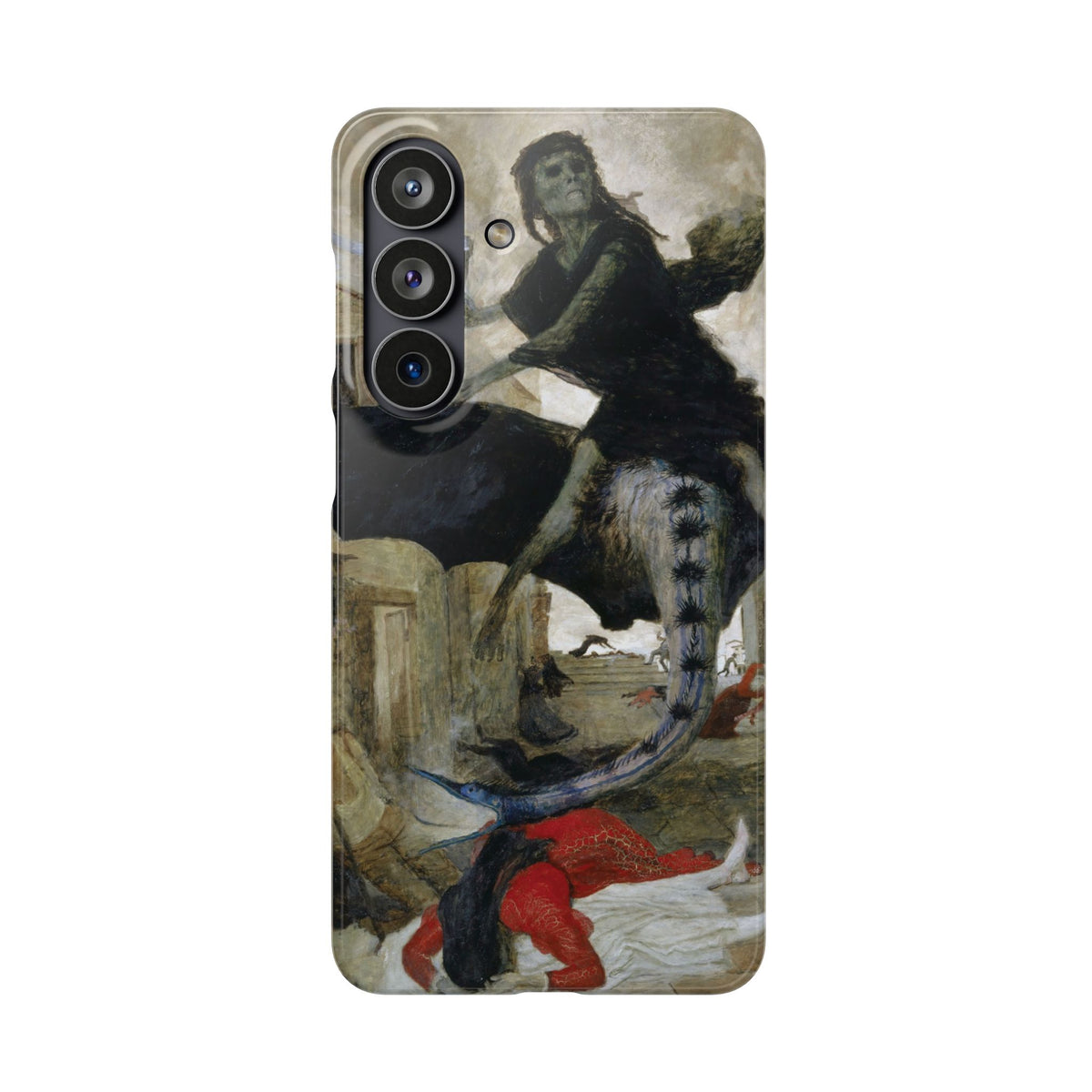 The Plague by Arnold Böcklin - Samsung Slim Case
