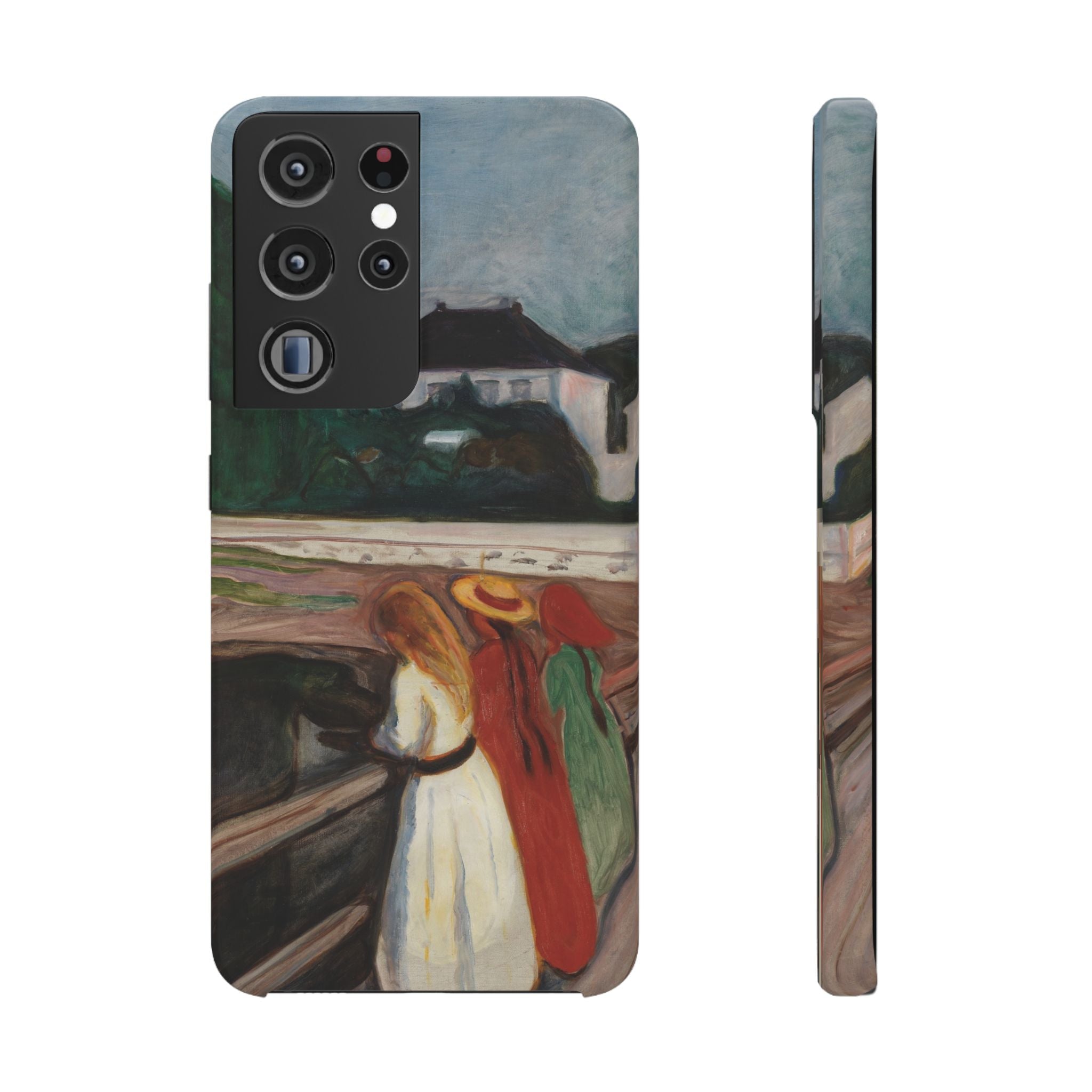 The Girls on the Bridge by Edvard Munch - Samsung Slim Case