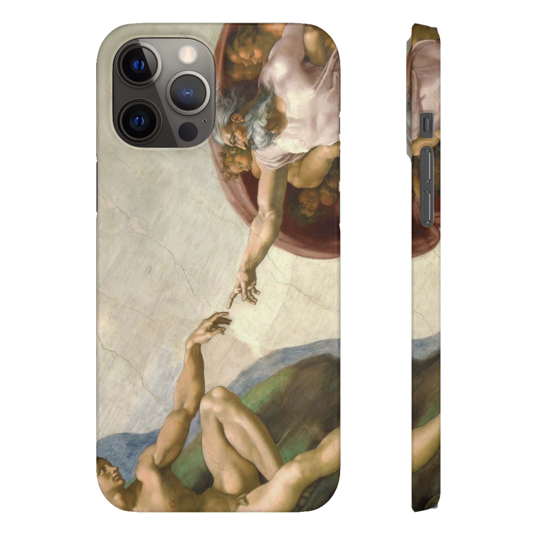 Creation of Adam by Michelangelo - iPhone Slim Case