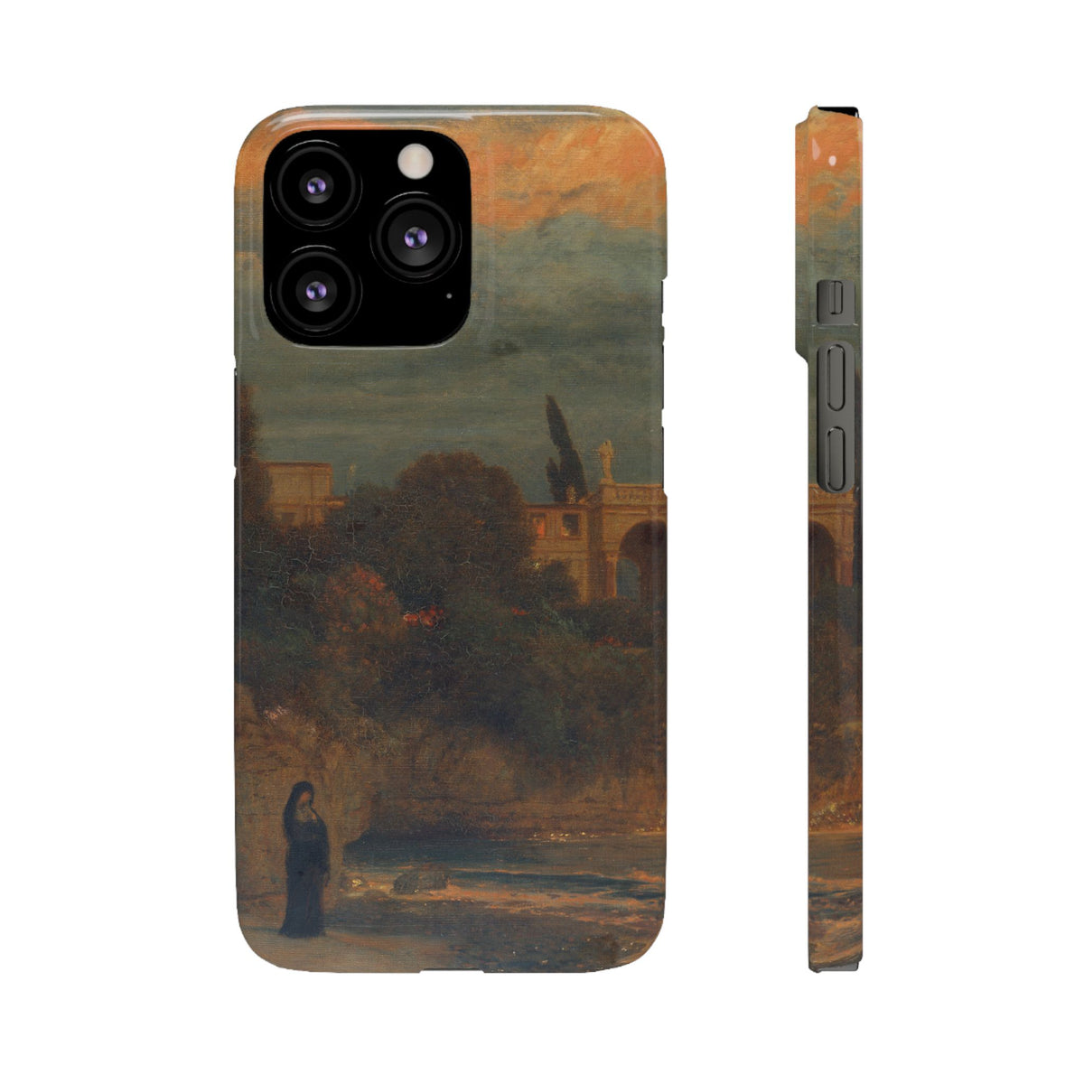 Villa by the Sea by Arnold Böcklin - iPhone Slim Case