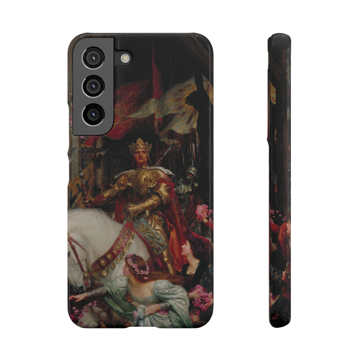 The Two Crowns by Frank Dicksee - Samsung Slim Case