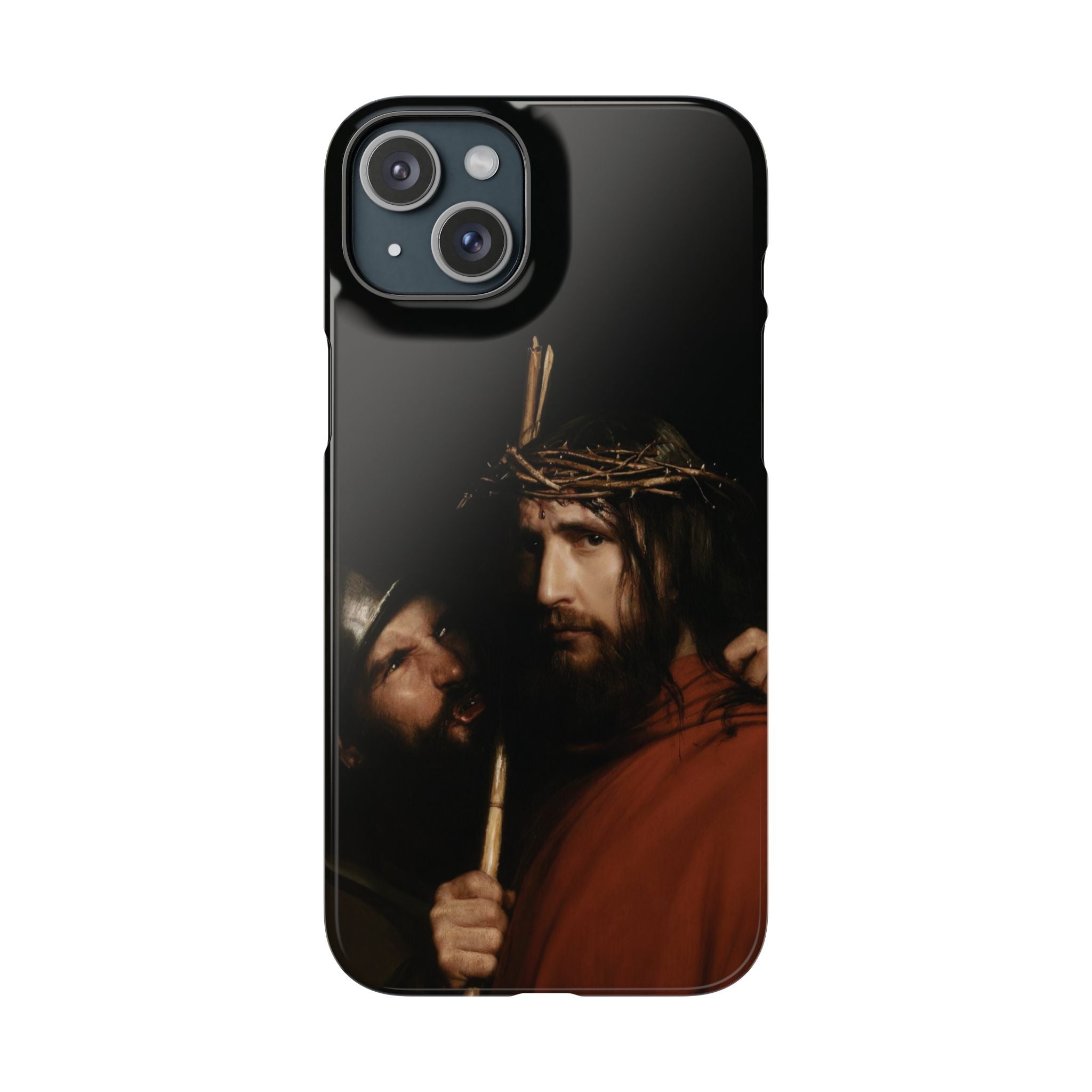The Mocking of Christ by Carl Bloch - iPhone Slim Case