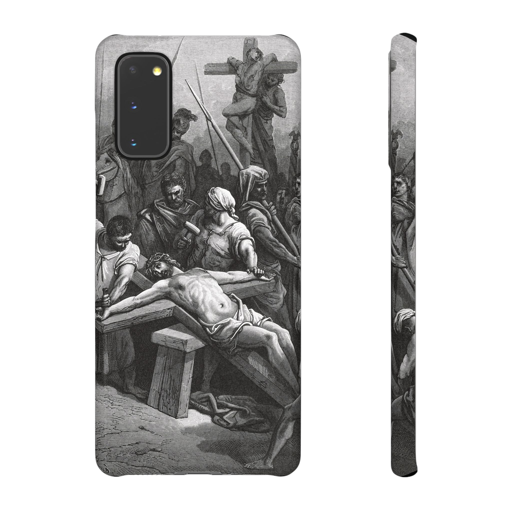 Crucifixion of Jesus by Gustave Doré - Samsung Slim Case