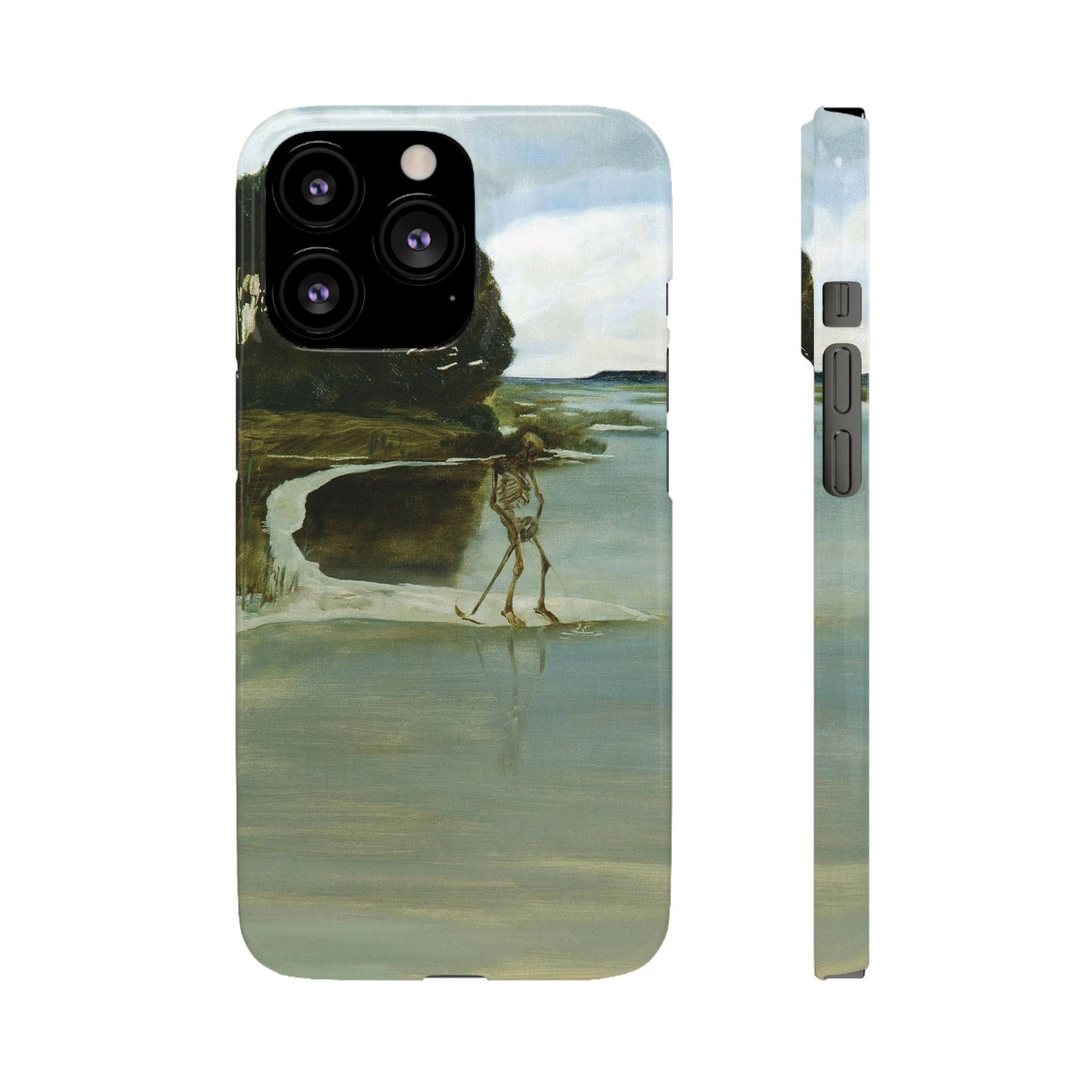Death Peeing by Max Klinger - iPhone Slim Case