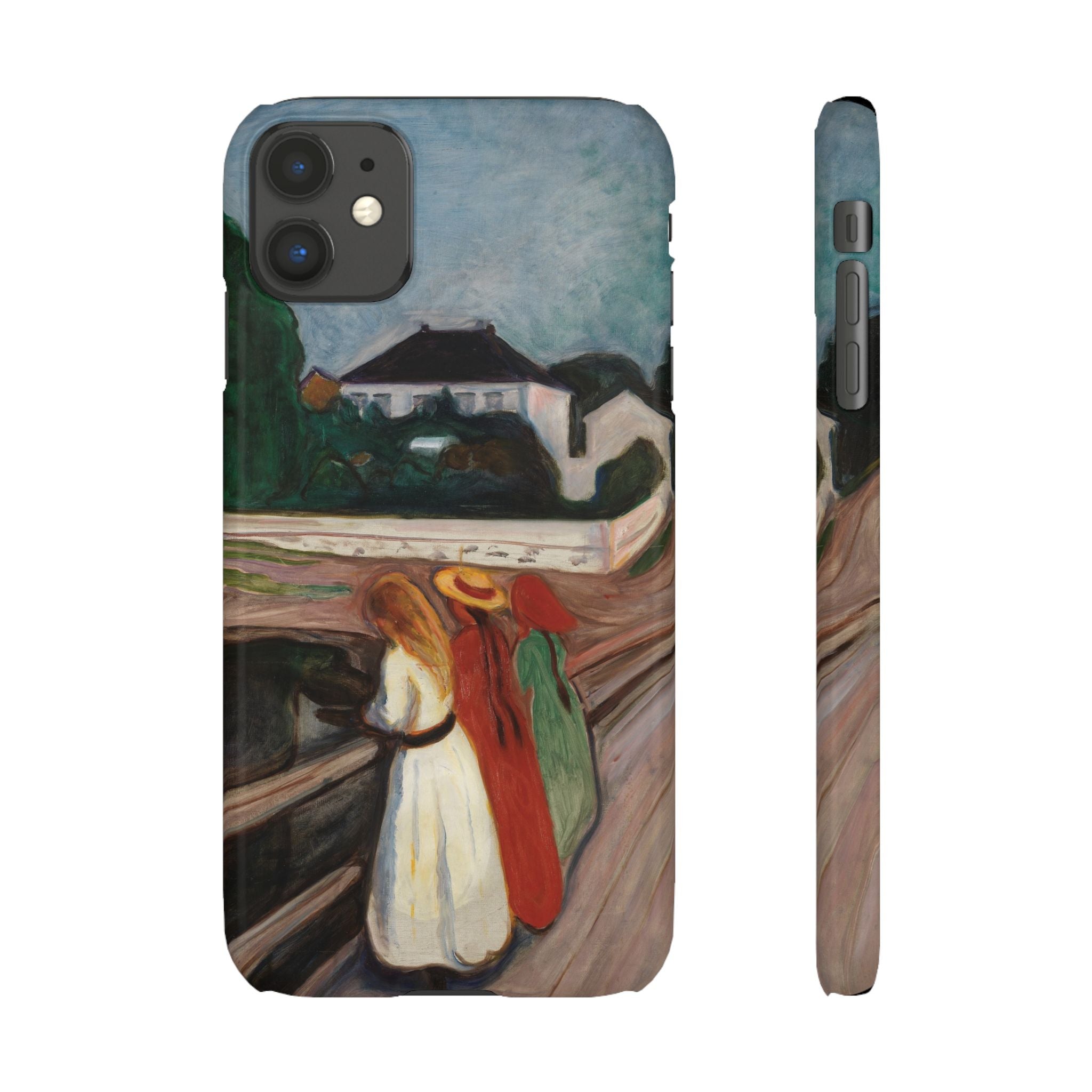 The Girls on the Bridge by Edvard Munch - iPhone Slim Case