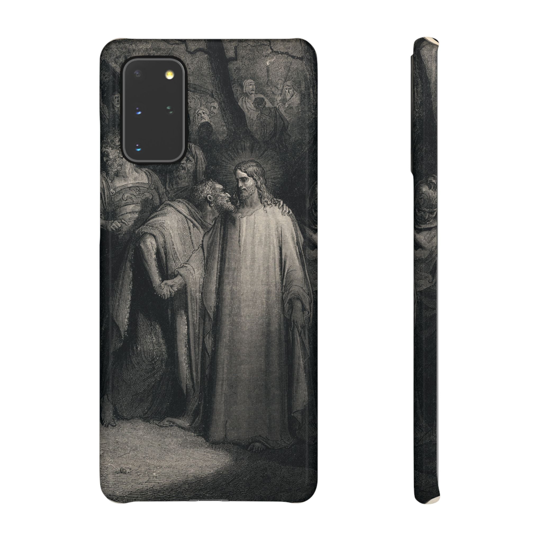 The Holy Bible: Plate CXLI “The Judas Kiss” by Gustave Doré - Samsung Slim Case