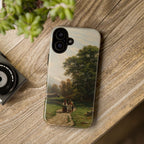 Swiss Landscape by Ivan Ivanovich Shishkin - iPhone Tough Case