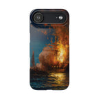 Burning of the Frigate Philadelphia in the Harbor of Tripoli by Edward Moran - iPhone Slim Case
