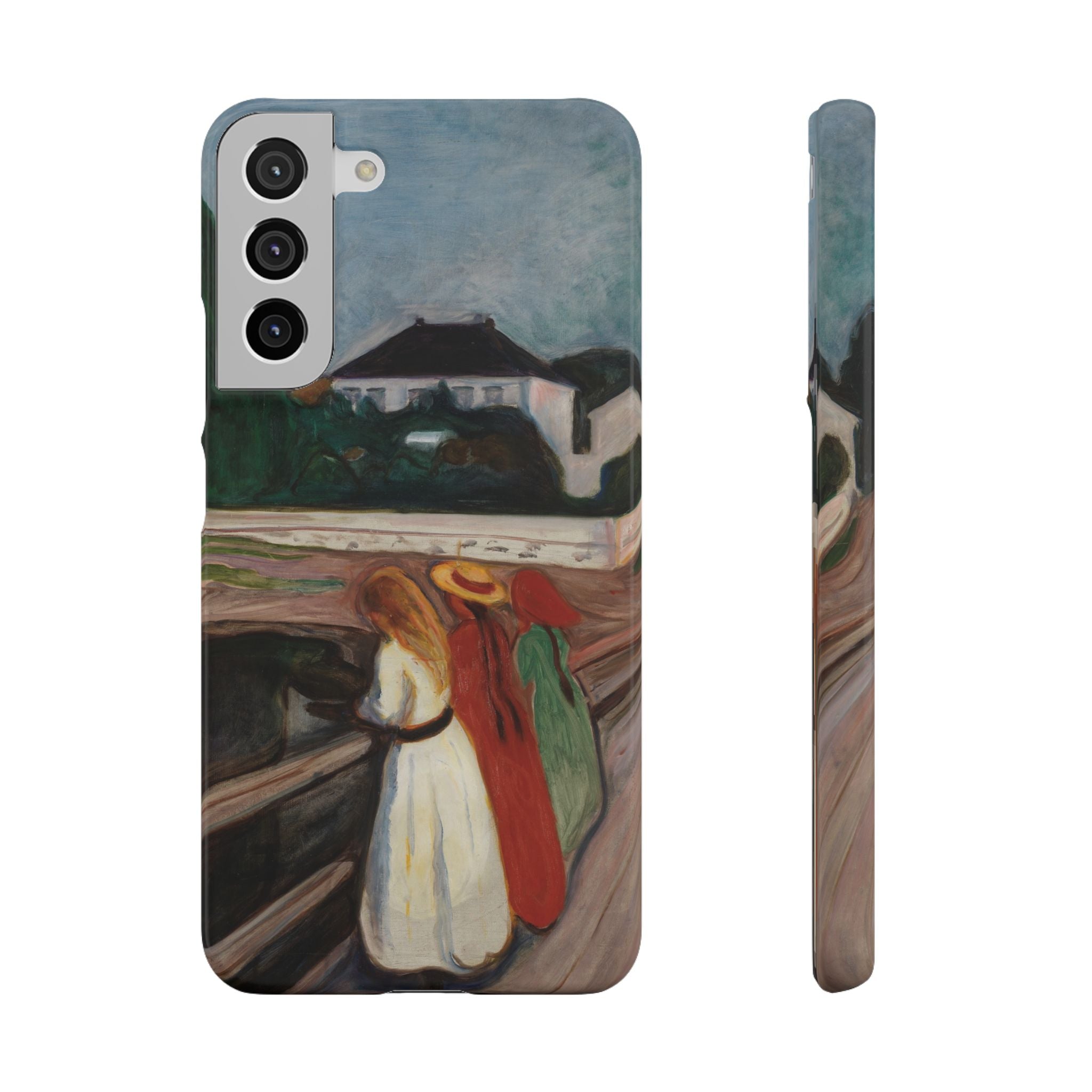 The Girls on the Bridge by Edvard Munch - Samsung Slim Case