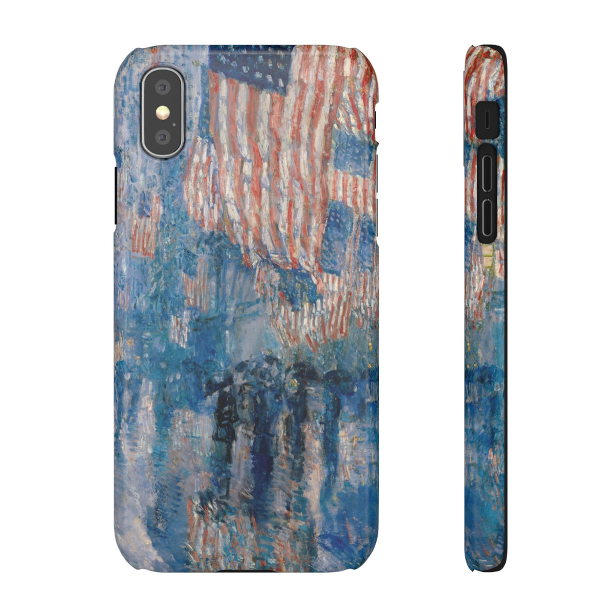 The Avenue in the Rain by Childe Hassam - iPhone Slim Case