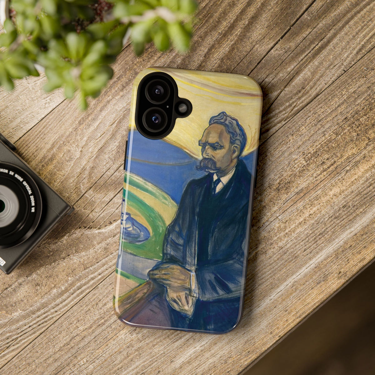 Portrait of Friedrich Nietzsche by Edvard Munch - iPhone Tough Case