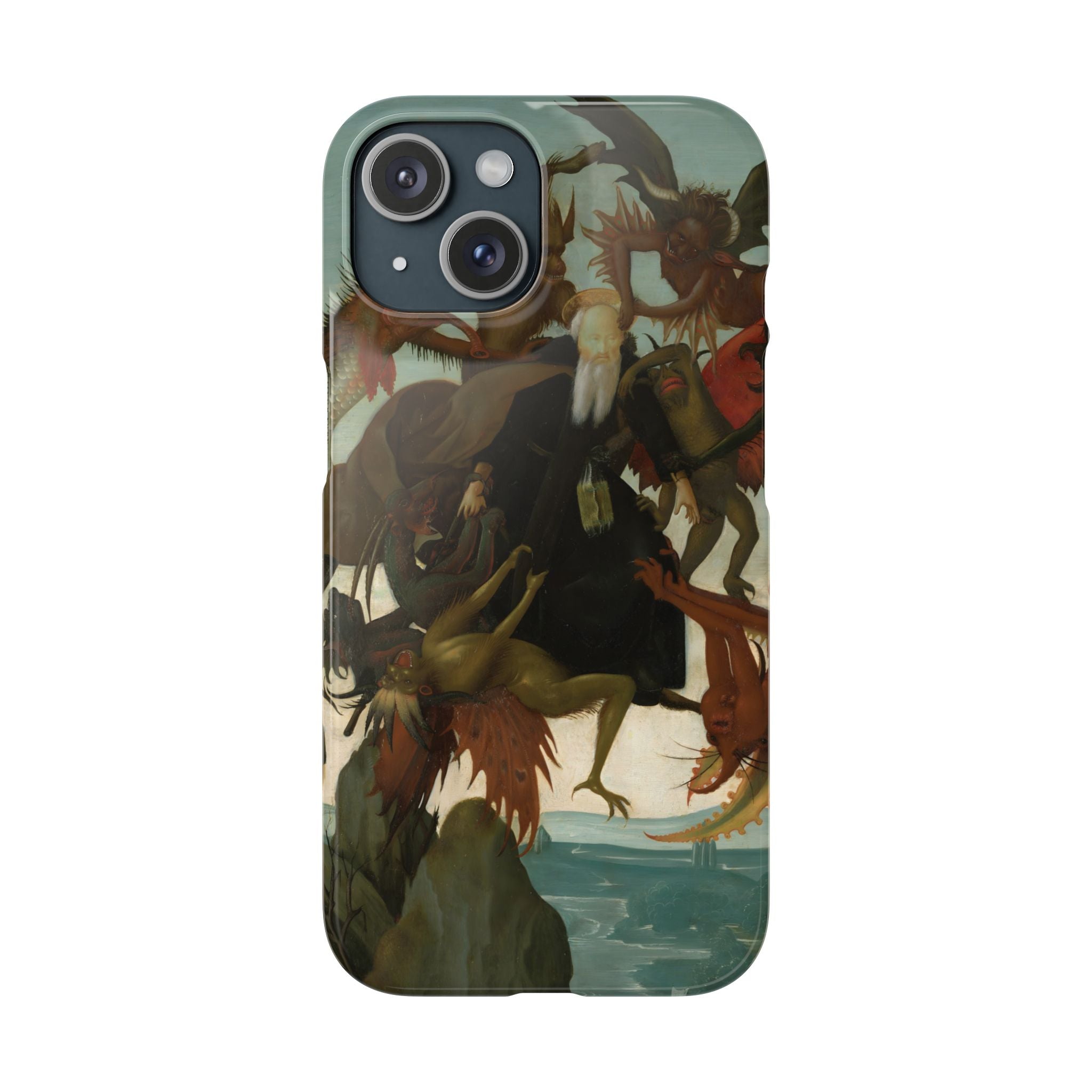 The Torment of Saint Anthony by Michelangelo - iPhone Slim Case