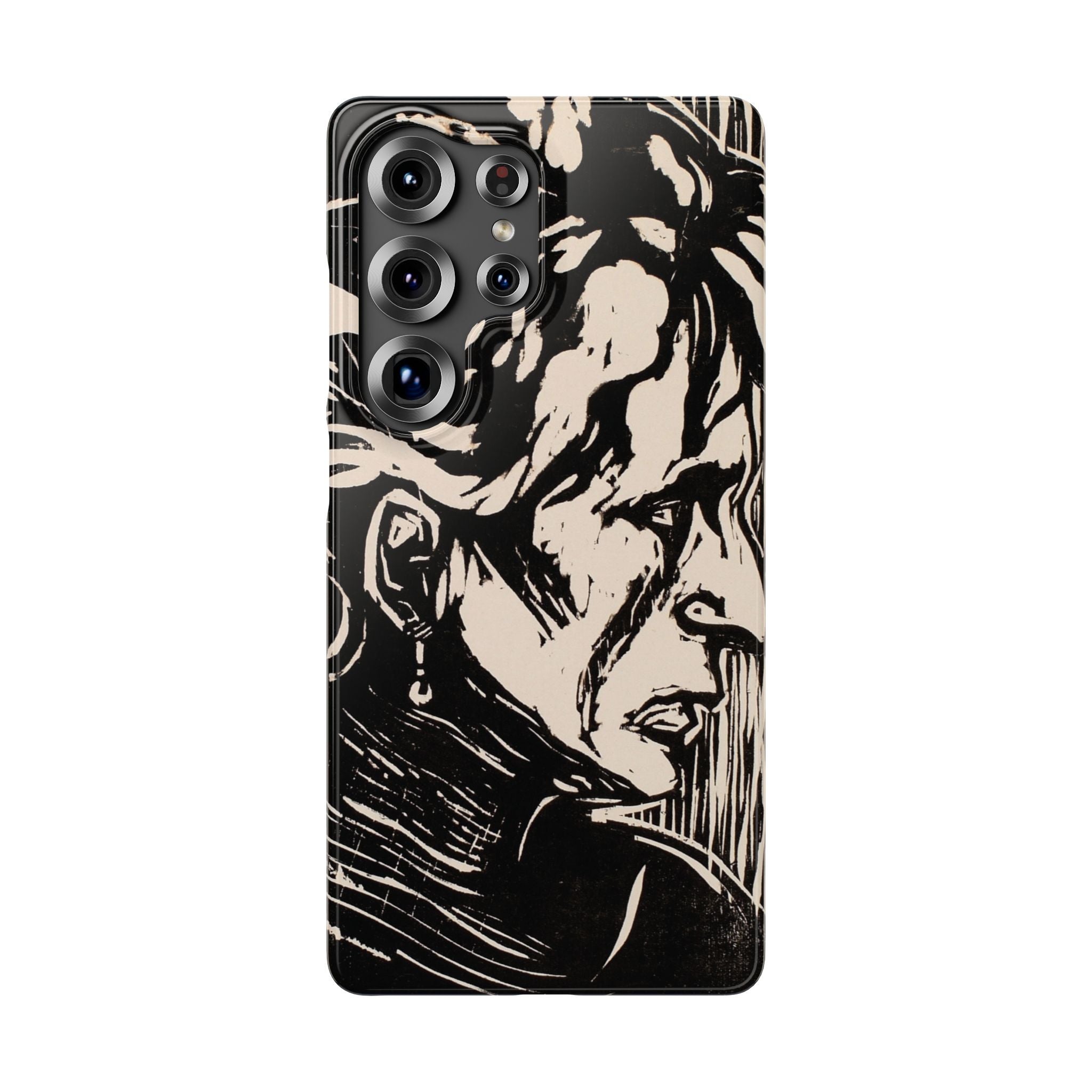 Portrait of an Elderly Lady by Edvard Munch - Samsung Slim Case