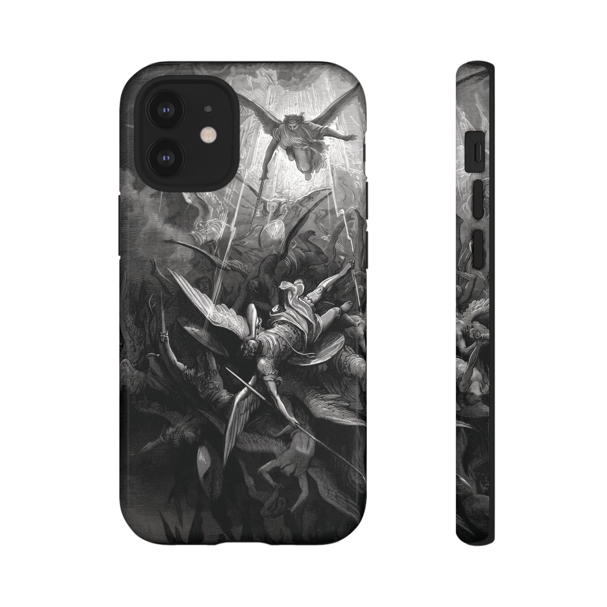 Paradise Lost | The Battle in Heaven by Gustave Doré - iPhone Tough Case