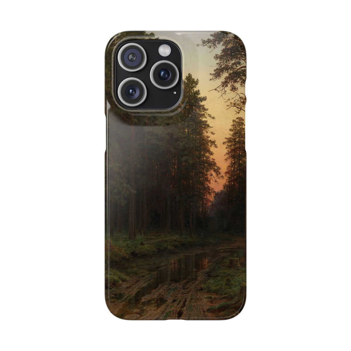 Evening Glow by Ivan Ivanovich Shishkin - iPhone Slim Case