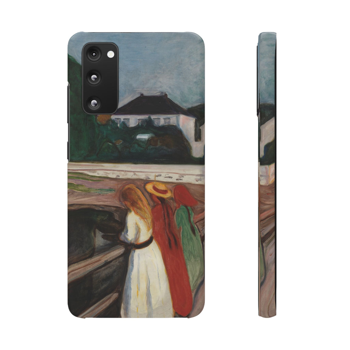 The Girls on the Bridge by Edvard Munch - Samsung Slim Case