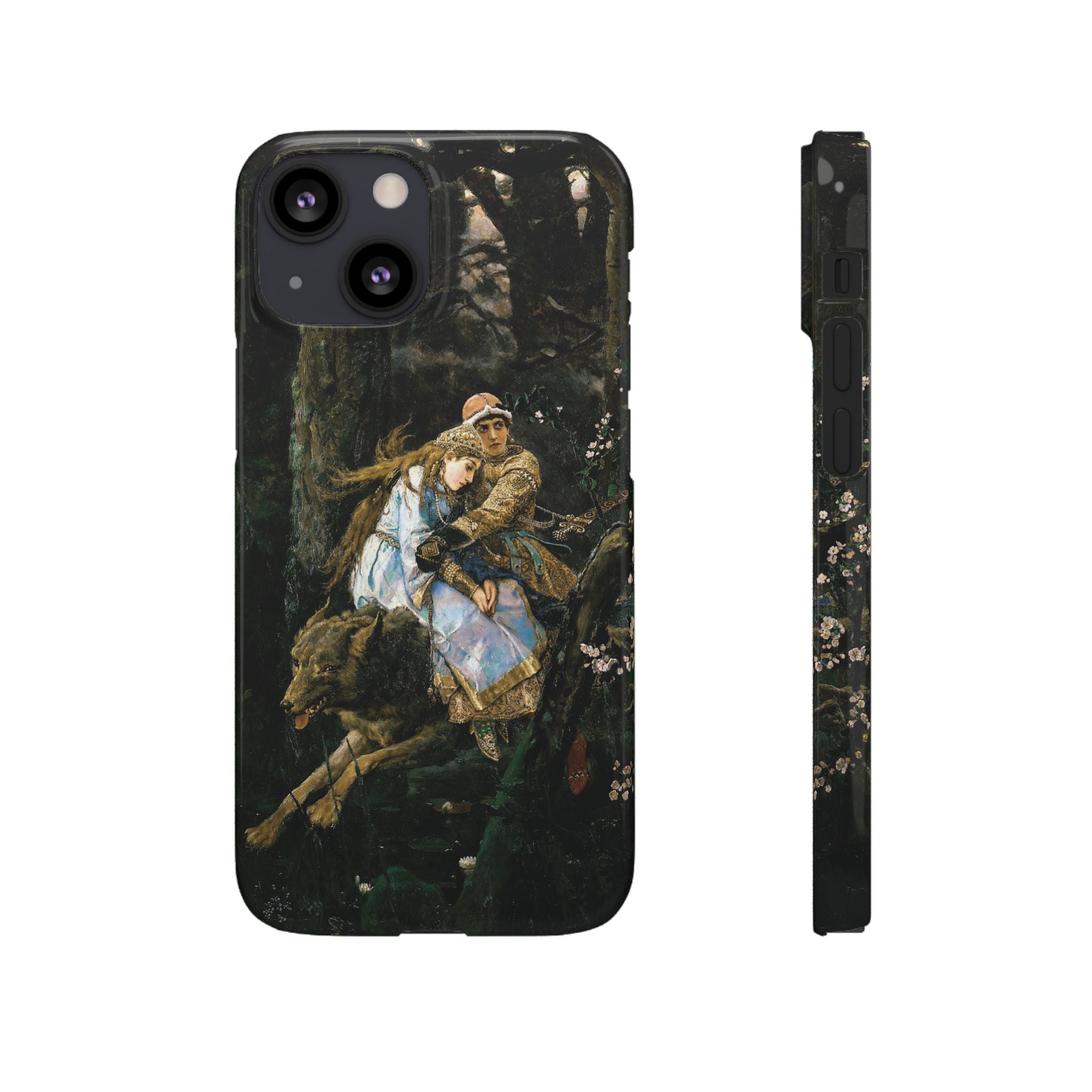 Ivan Tsarevich Riding the Grey Wolf by Viktor Vasnetsov - iPhone Slim Case