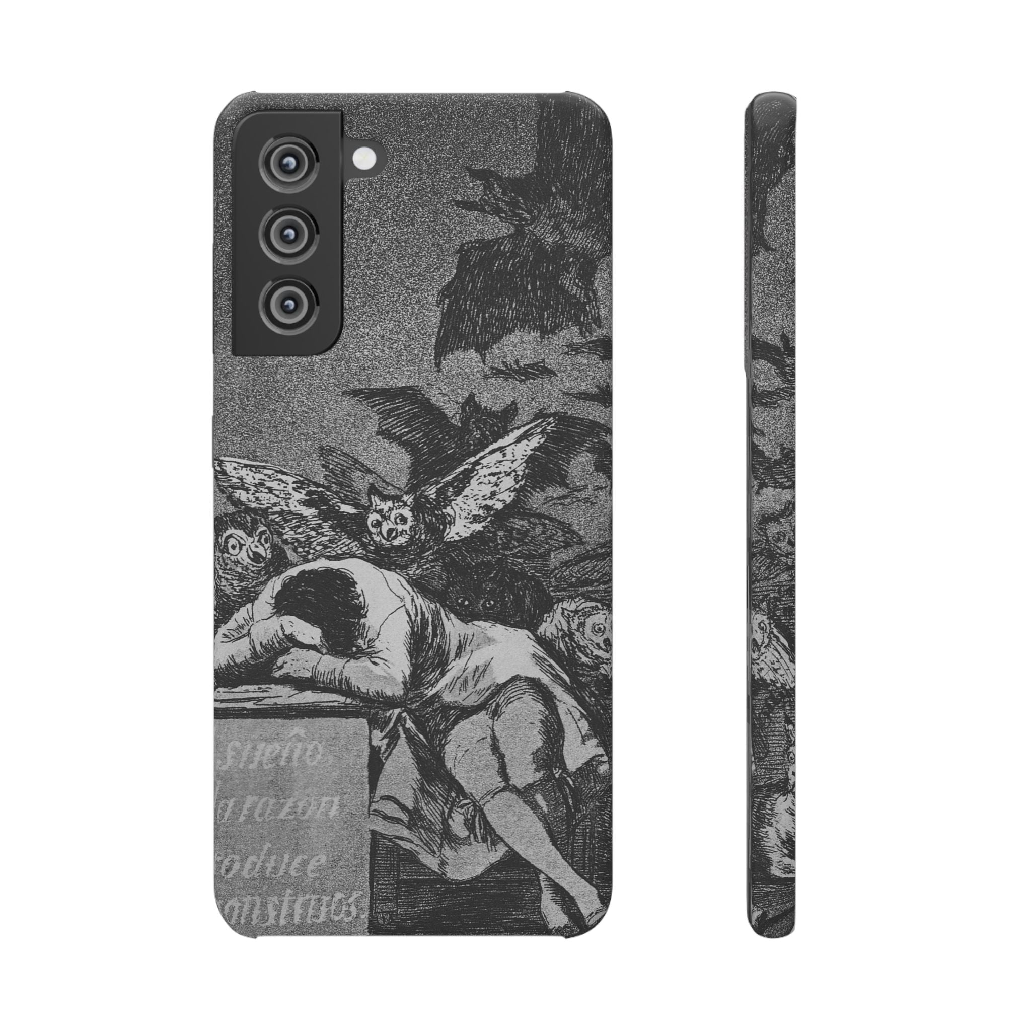 The Sleep of Reason Produces Monsters by Francisco Goya - Samsung Slim Case