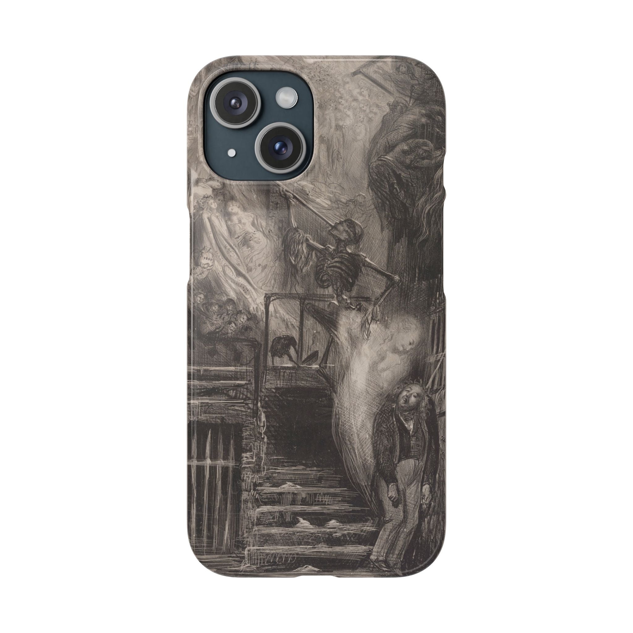 La Rue de la Vieille Lanterne by Gustave Doré - iPhone Slim Case