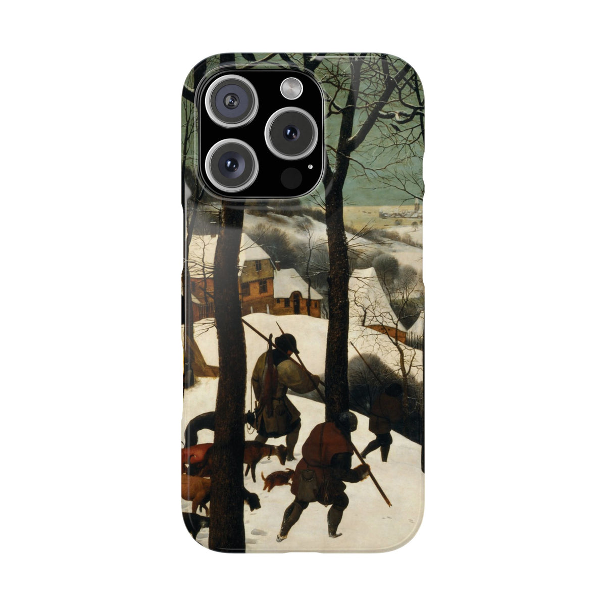 The Hunters in the Snow by Pieter Bruegel the Elder - iPhone Slim Case