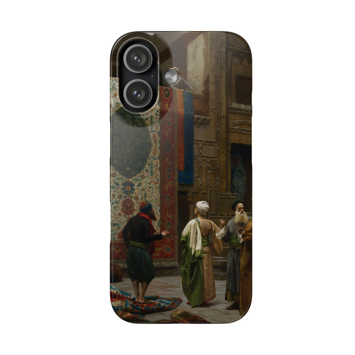 The Carpet Merchant by Jean-Leon Gerome - iPhone Slim Case