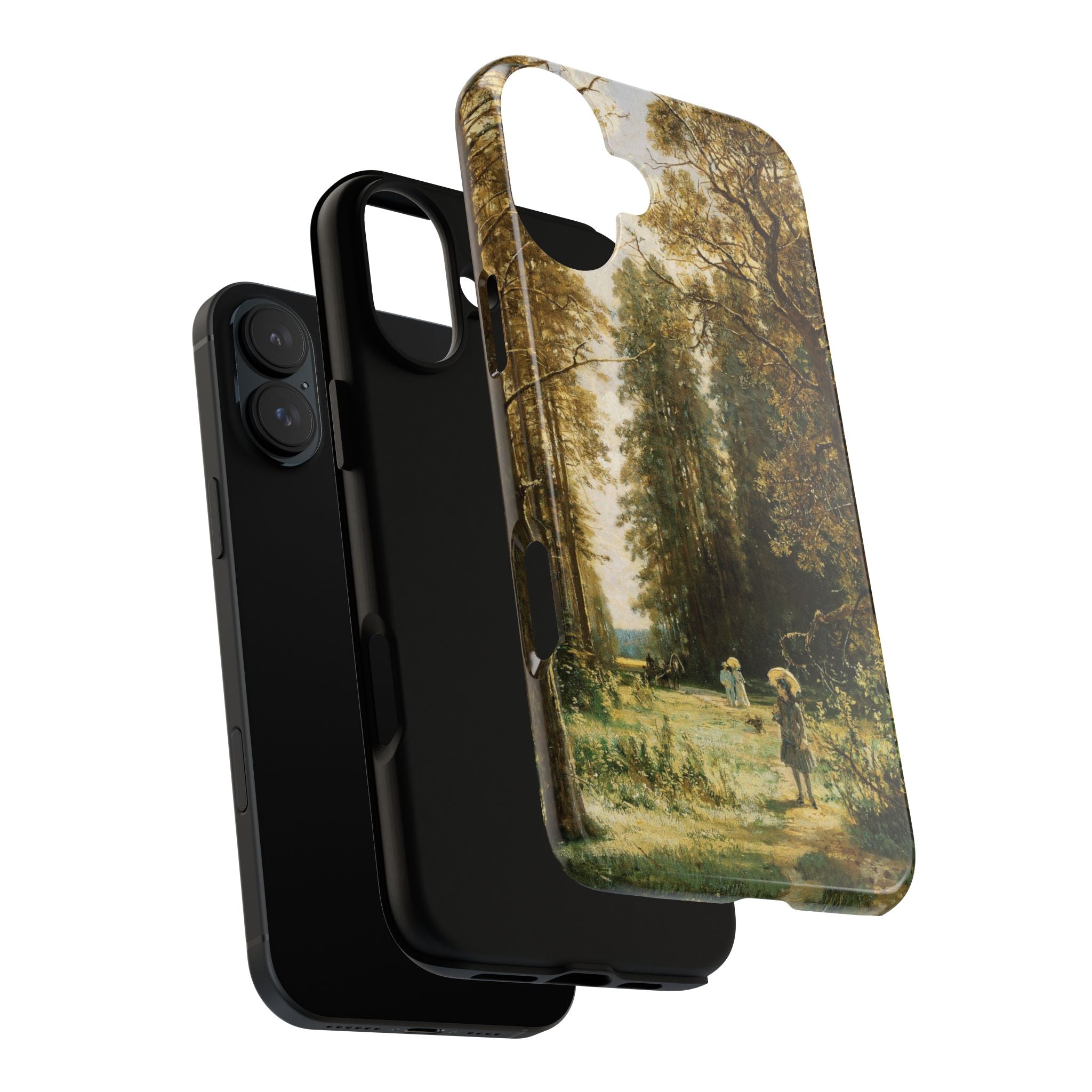 The Path in the Forest by Ivan Ivanovich Shishkin - iPhone Tough Case