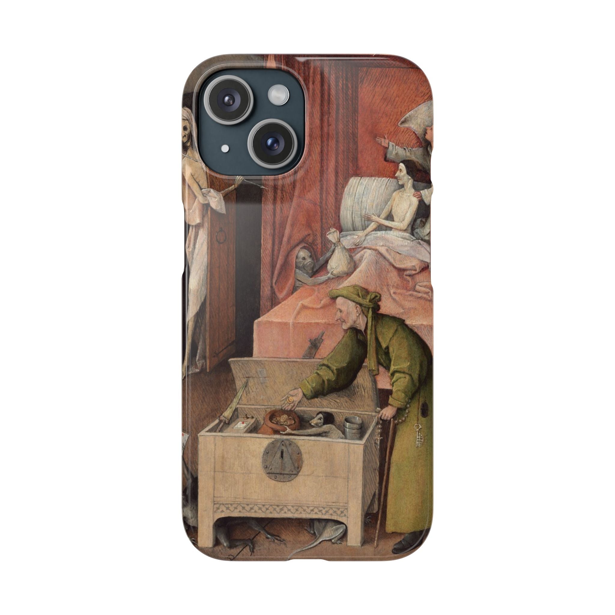 The Death of the Miser by Hieronymus Bosch - iPhone Slim Case